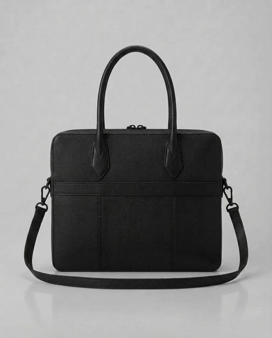 Principal Case in black, hero front with strap