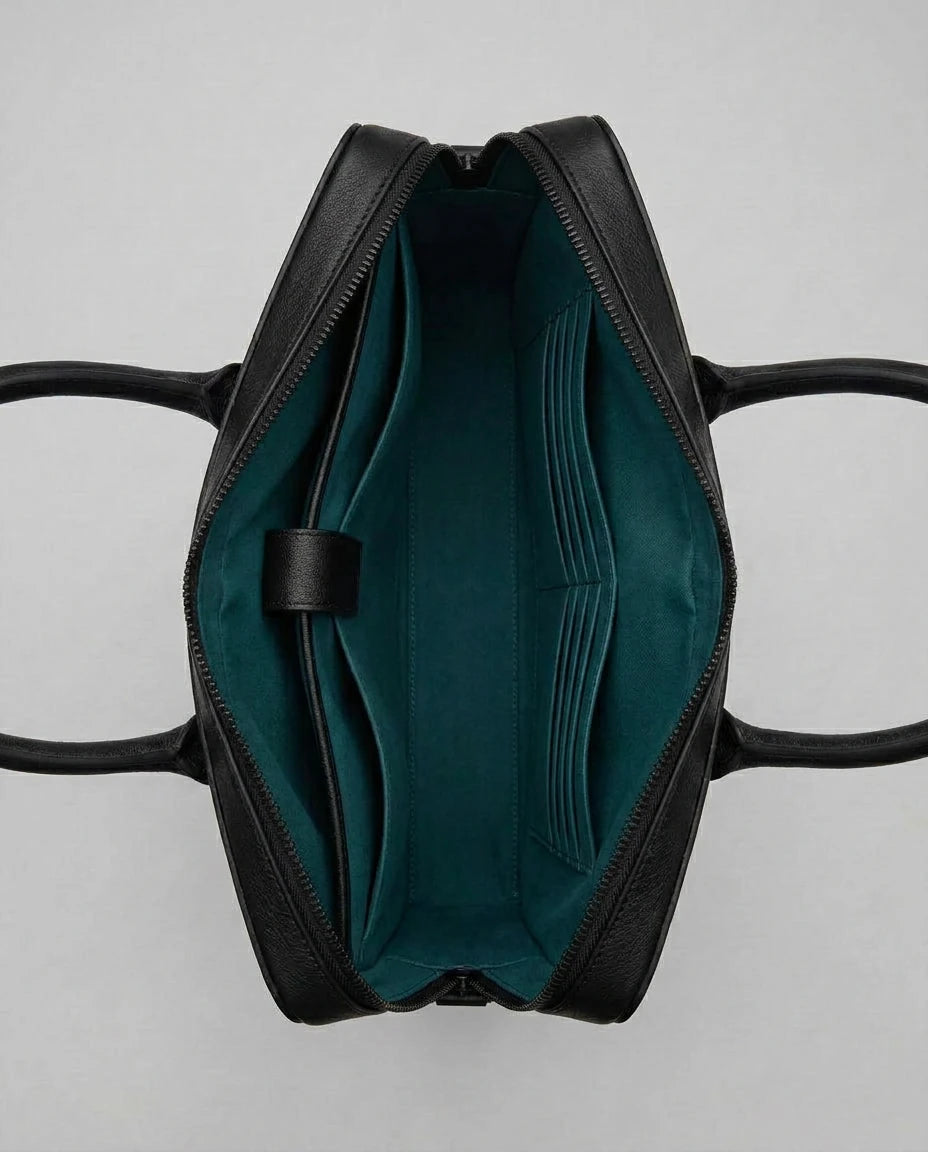 Principal Case in black, interior open