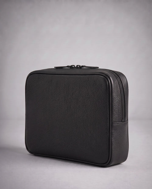 Principal Clutch in black, angled