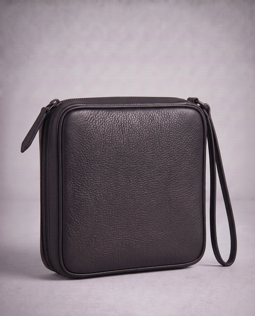 Principal Pouch in black, angled