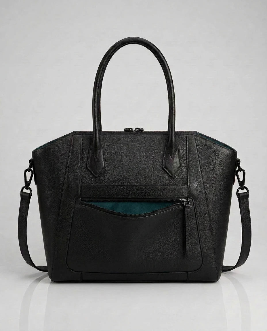 Principal Tote in black, hero front