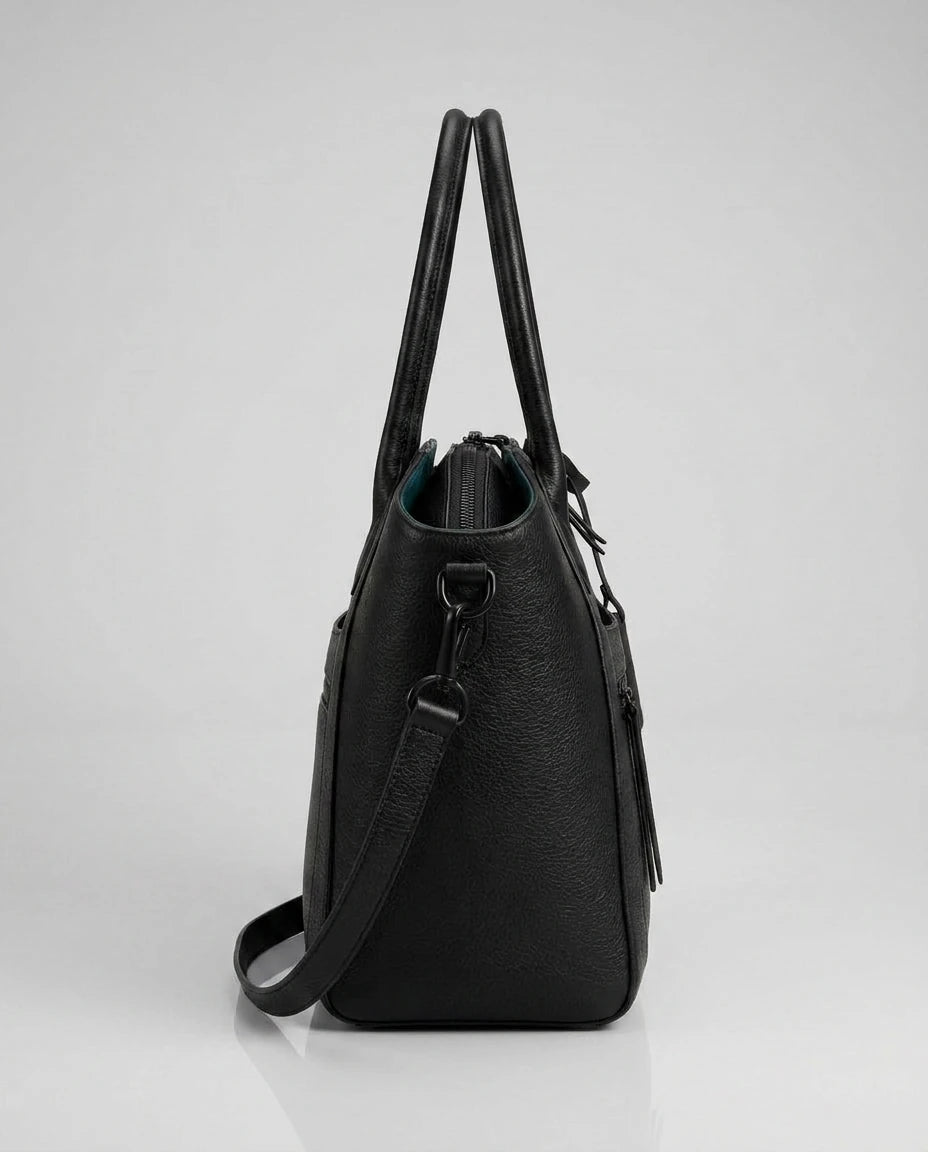 Principal Tote in black, side